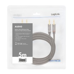 LogiLink Audio cable 2x2 Banana-plug